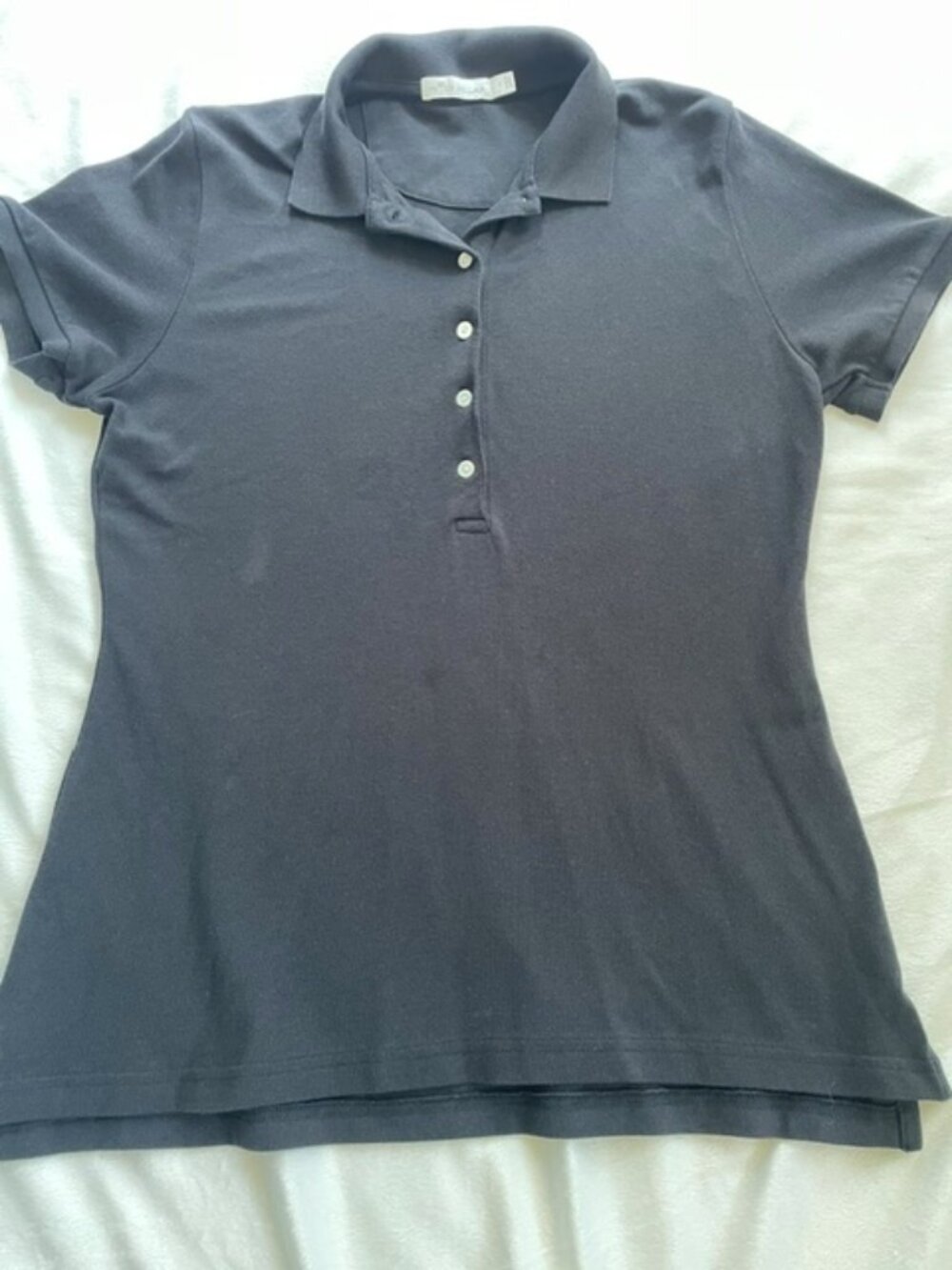 Peter Millar Women’s Golf Activewear Performance Polo Shirt, Black, Size S